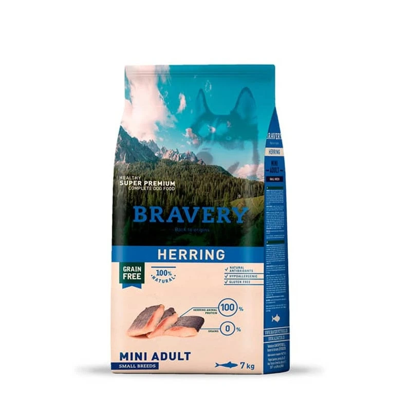 Bravery Perro Mini Adulto Herring 7 kg