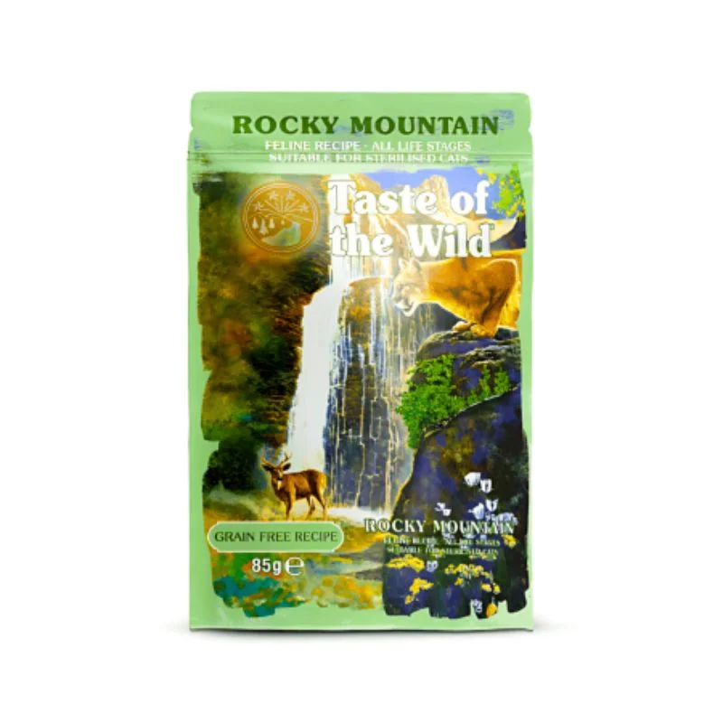Sachet Pouch - Taste of the Wild Gato Rocky Mountain - Alimento Húmedo