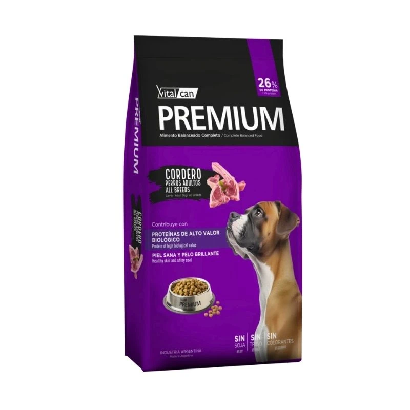 Vitalcan Premium Perro Adulto Cordero 20kg