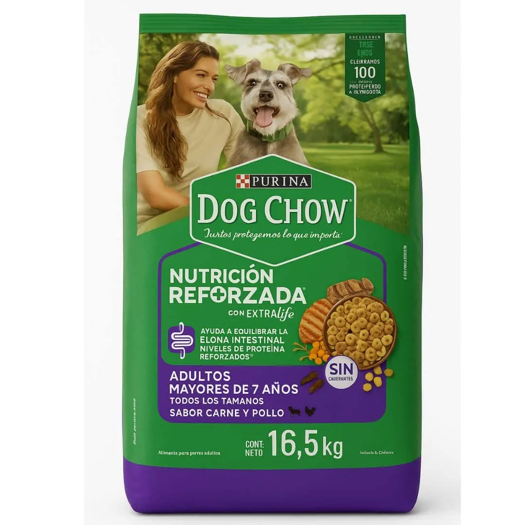 Dog Chow Senior Adultos +7 Longevidad 16.5 kg