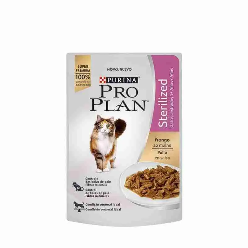 Pro plan húmedo gato esterilizado - pollo