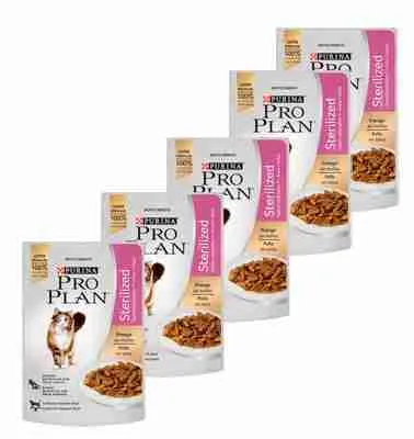 Promo 5 proplan húmedo gato esterilizado - pollo