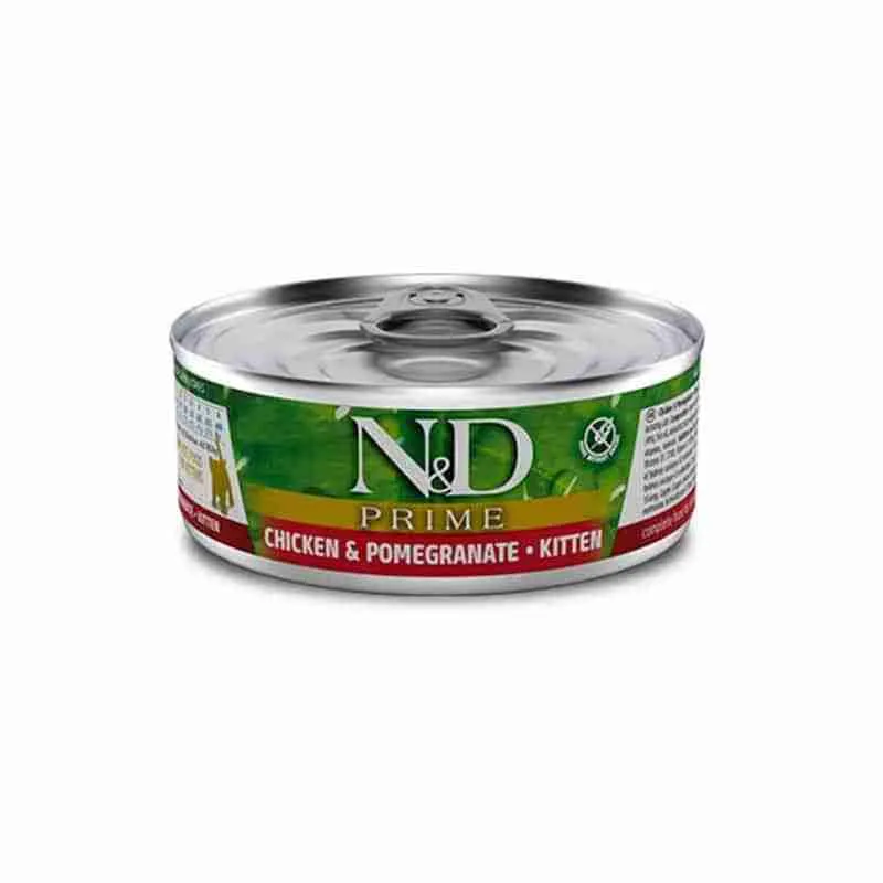 N&D Kitten Prime Pollo y Granada Lata