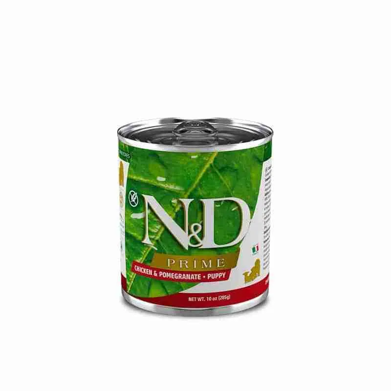 N&D Puppy Prime Pollo y Granada Lata