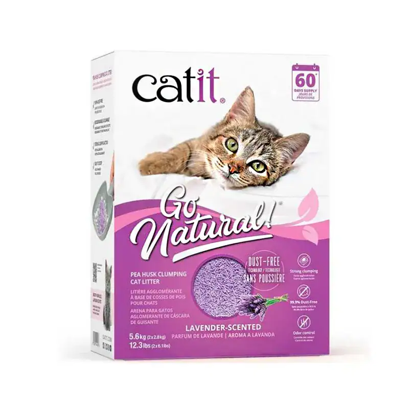 Catit Go Natural Arena Biodegradable Lavanda 5.6 kg