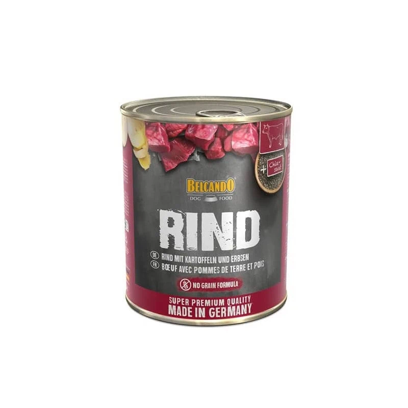Lata grande 800 gr Belcando Rind Ternera con Patata y Guisantes