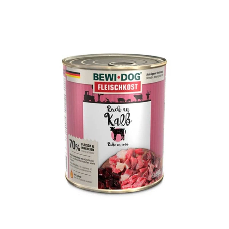 Lata Bewidog Rico en Ternera 800 g