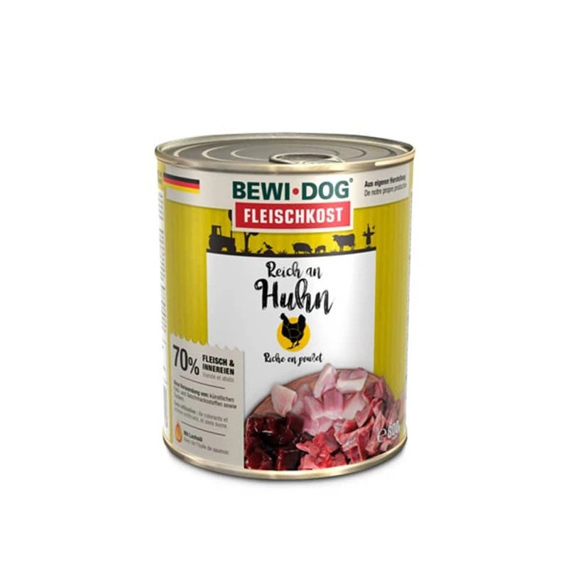 Lata Bewidog Rico en Pollo 800 g