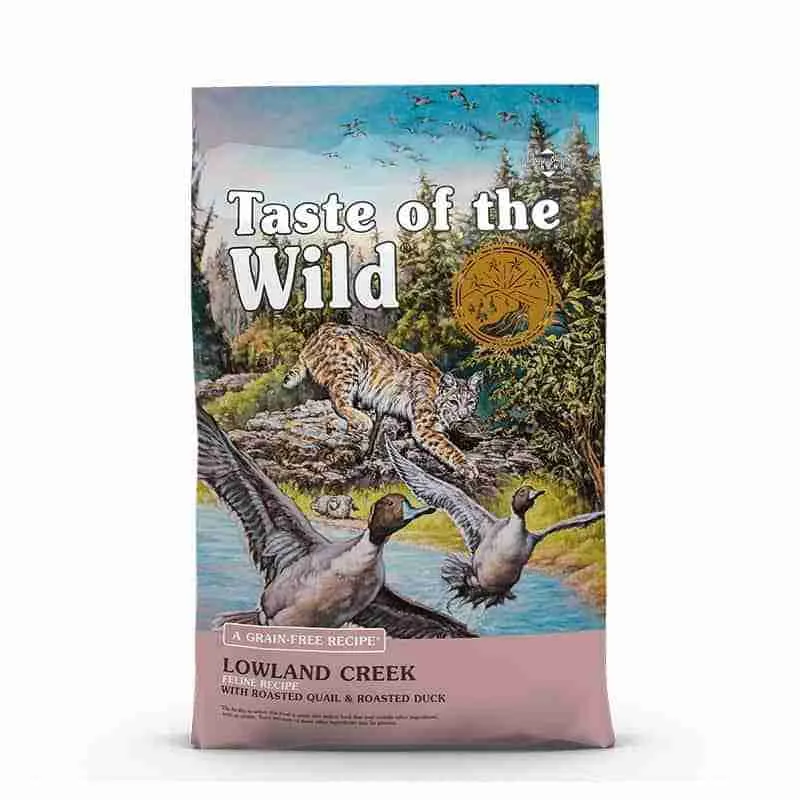 Taste of the wild Gato- Lowland Creek (Codorniz y Pato) 2 kg