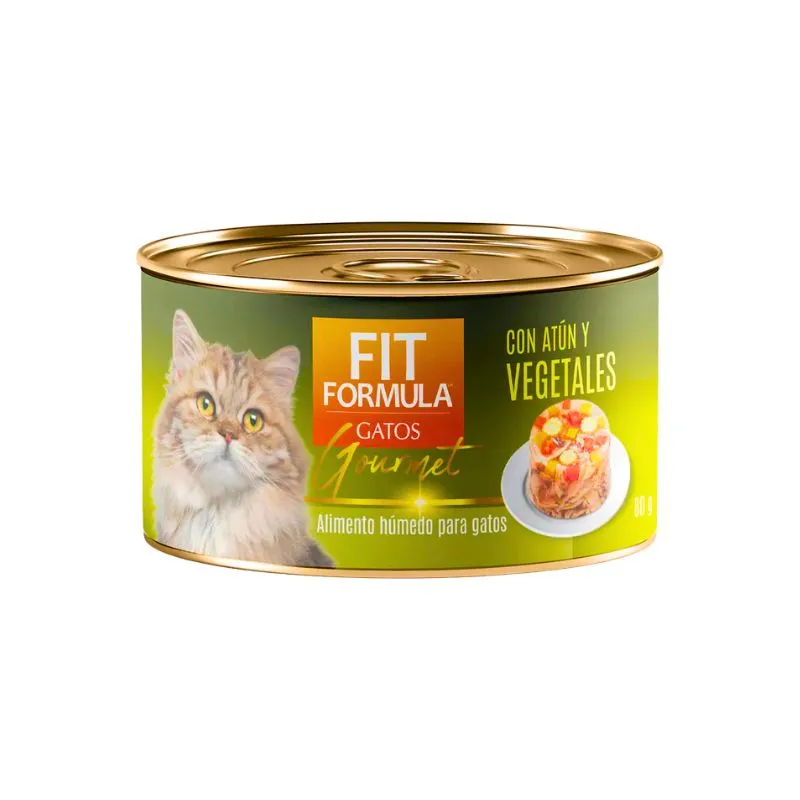 Lata Gourmet Fit Fórmula Atún y Vegetales 80 g