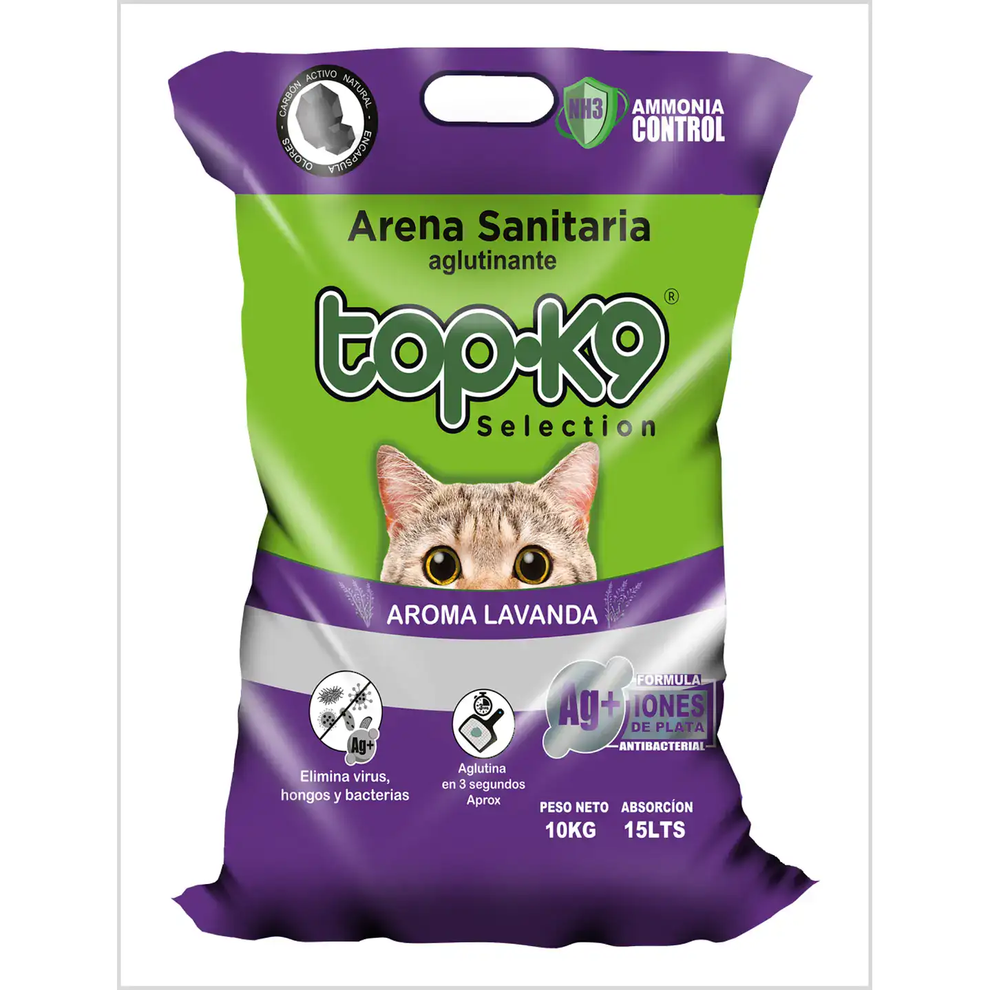 TopK9 Arena Sanitaria Lavanda 10 kg