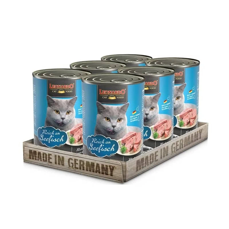 Pack 6 Latas Leonardo Quality Selección de Pescado 400 gr c/u