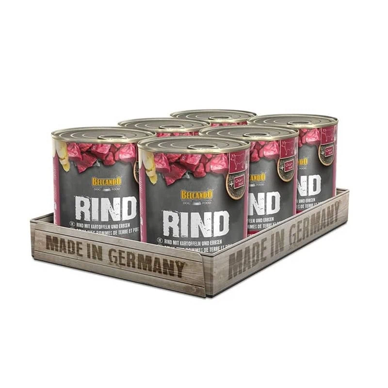 Pack 6 Latas Grandes Belcando Rind Ternera 800 g c/u