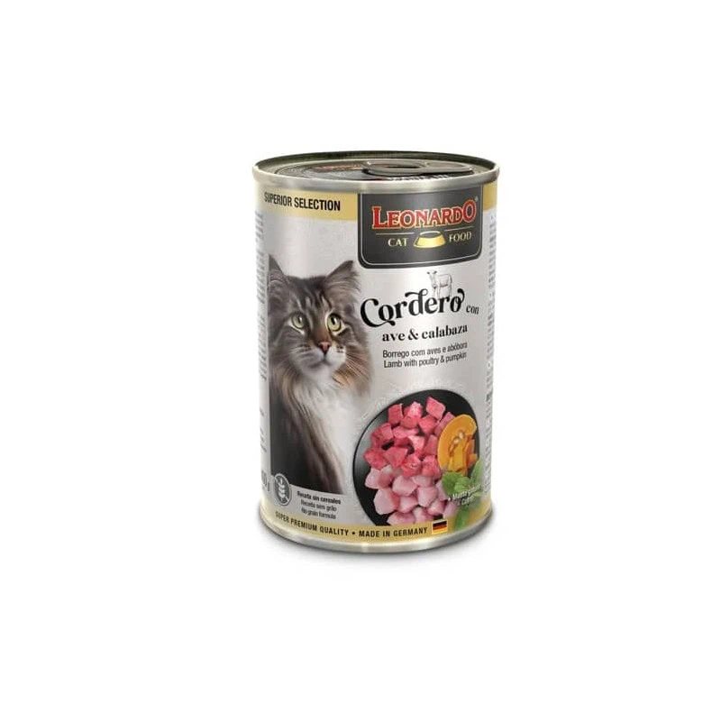 Lata Leonardo Superior Selection Cordero Ave y Calabaza 400 g