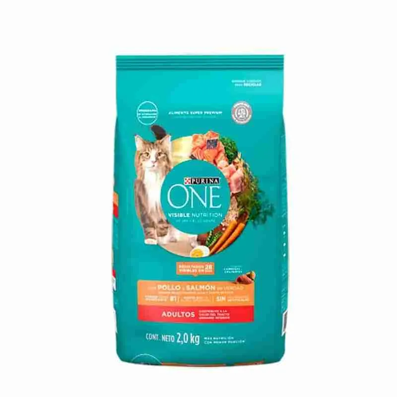 Purina One gato adulto - POLLO Y SALMÓN