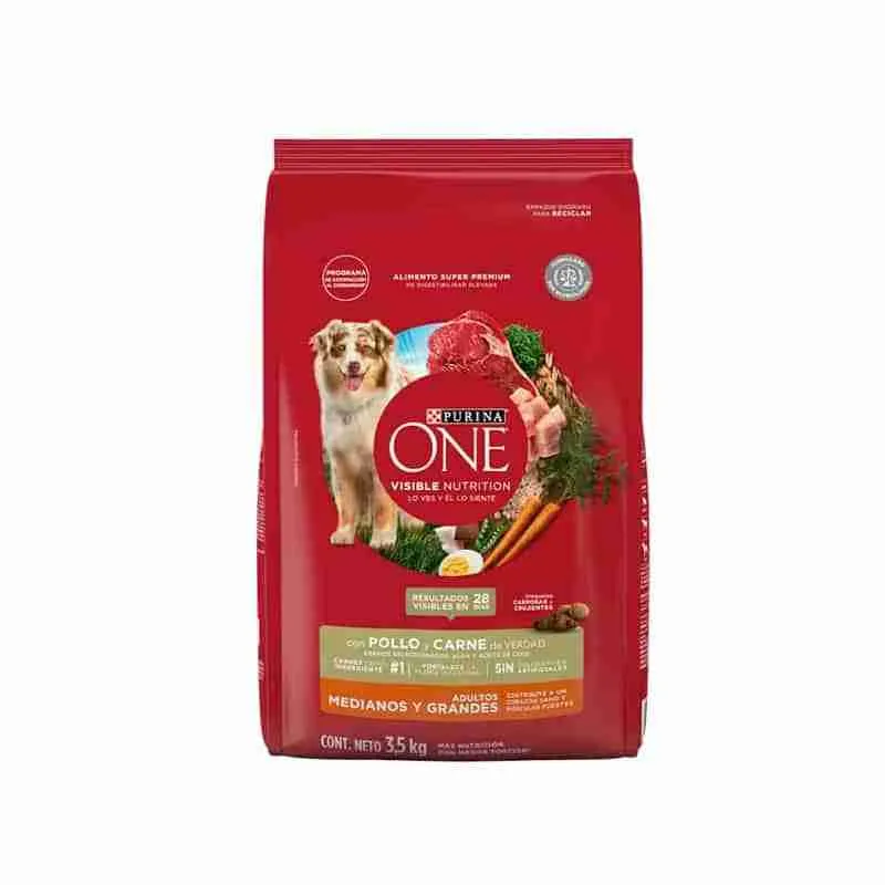 Purina One adulto mediano y grande - Pollo y Carne 12 kg