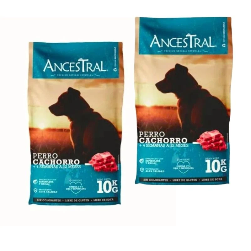 Pack 20 kg Ancestral Cachorro