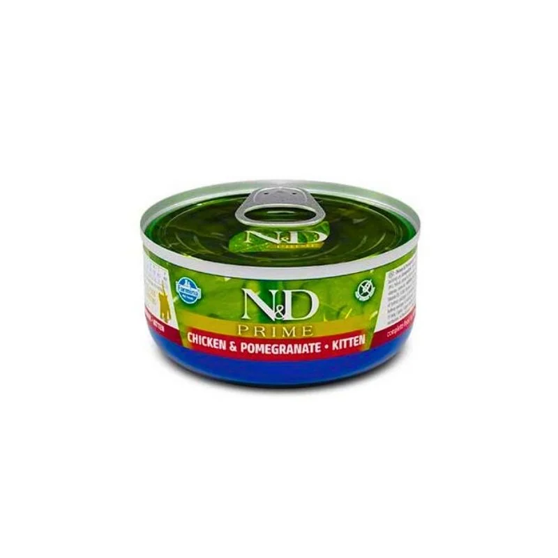Lata N&D Prime Gatito Pollo 70g