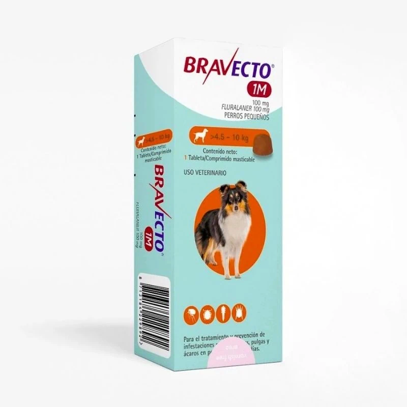Bravecto para Perros 1 Mes (4,5-10Kg)