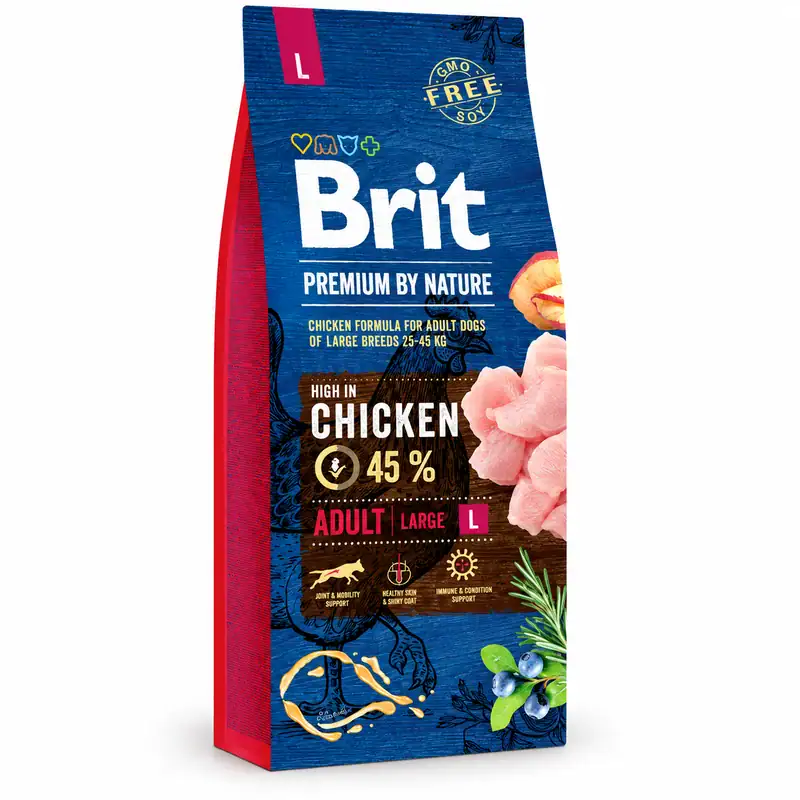 Brit Premium Adult Large 15 kg – Pollo