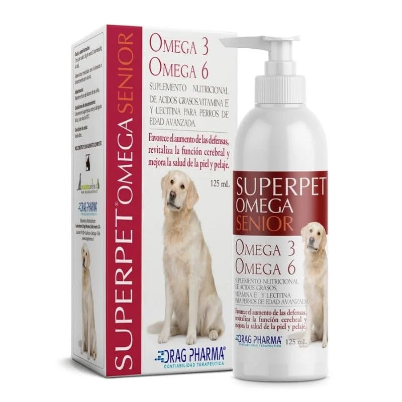 Superpet Omega 3 y 6 para Perros Senior 125 ml
