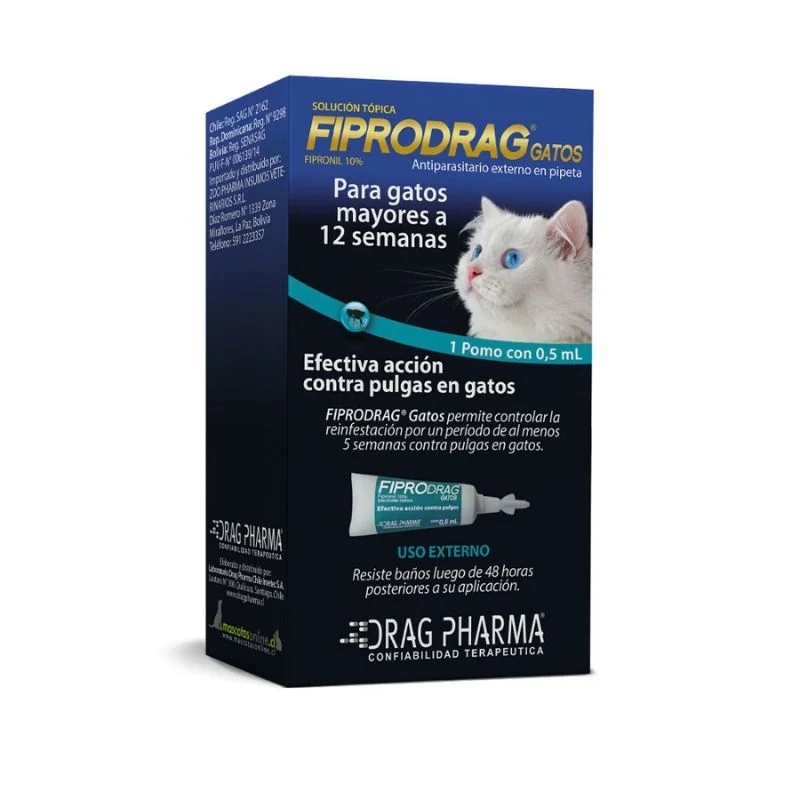 Fiprodrag gato pipeta 0,5 ml