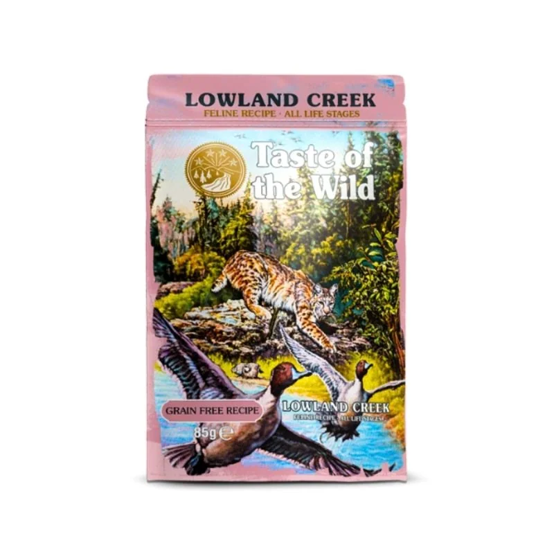 Sachet Pouch - Taste of the Wild Gato Lowland Creek - Alimento Húmedo