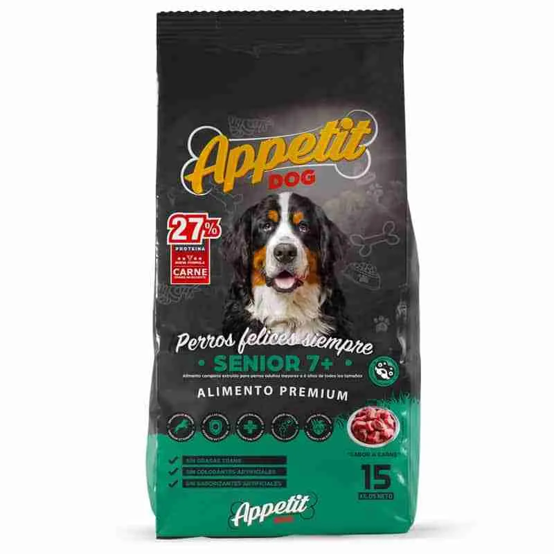 Appetit Senior +7 Sabor Carne 15kg