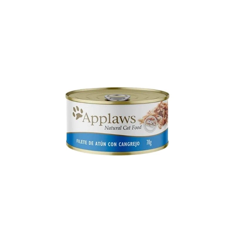 Lata Applaws Filete de Atún y Cangrejo con Caldito 70g