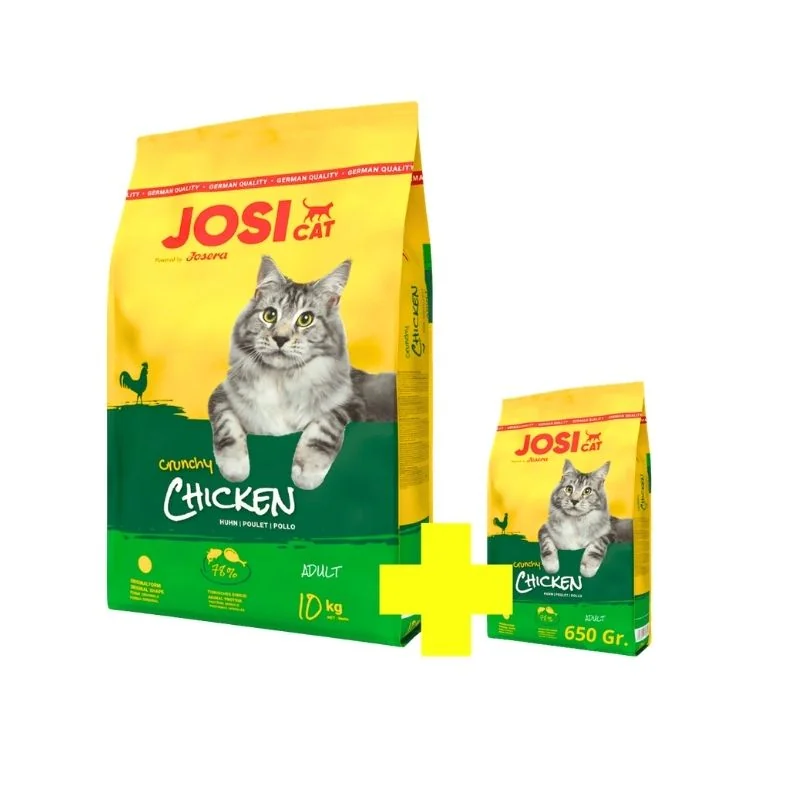 Josera - Josicat Crunchy Poultry 10 kg + 650g de Regalo