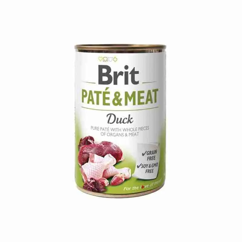 Lata Brit Care Paté Perro - Meat Duck 400 g