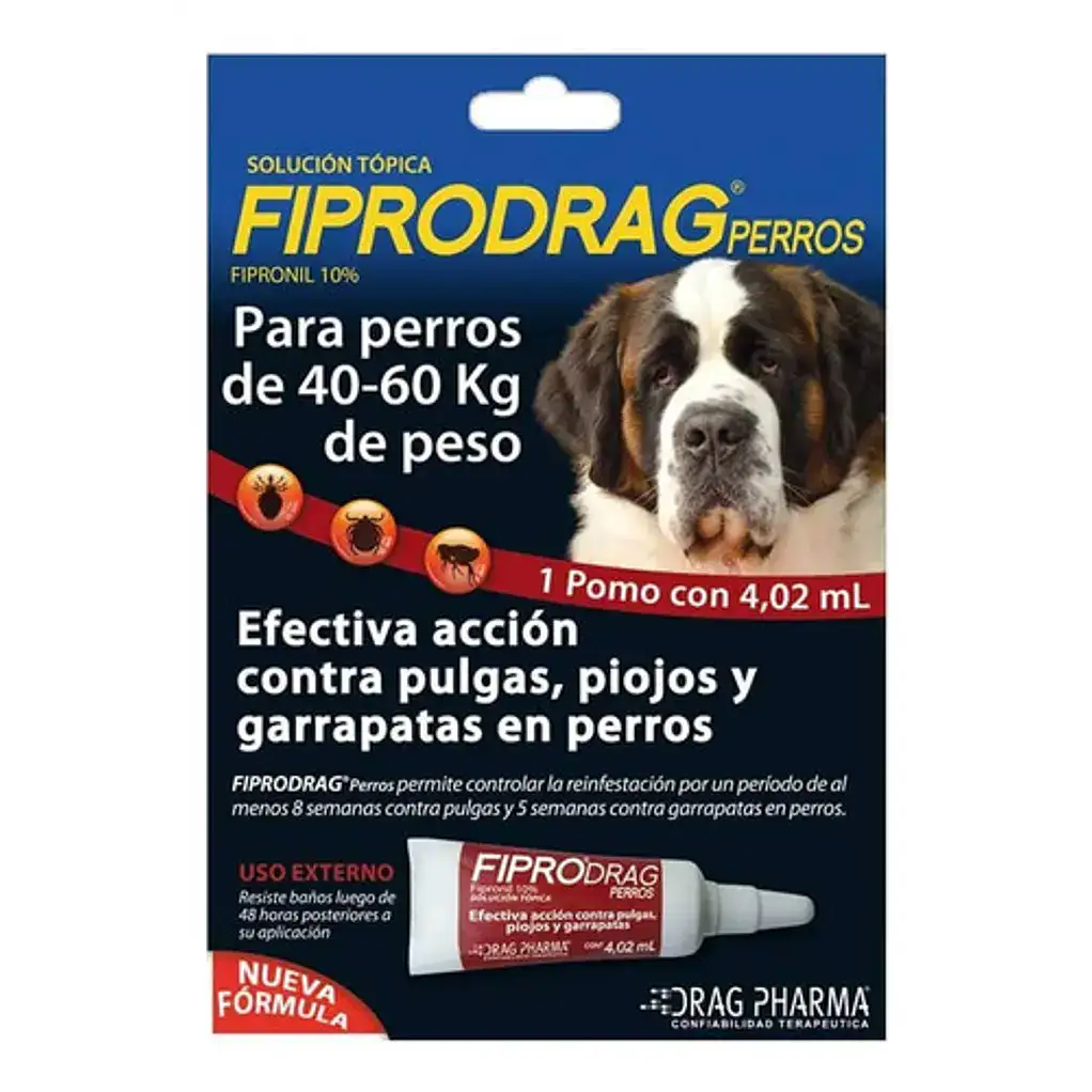 Fiprodrag perro pipeta de 40 a 60 kg (4.02ml)