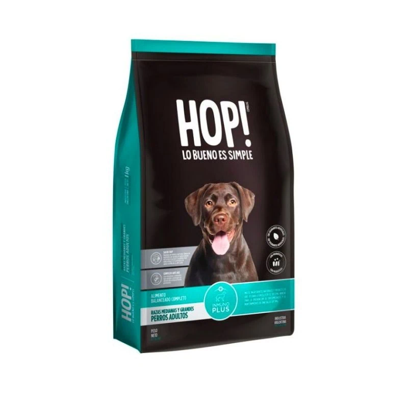 Hop Perro Adulto Razas Medianas y grandes 18 Kg