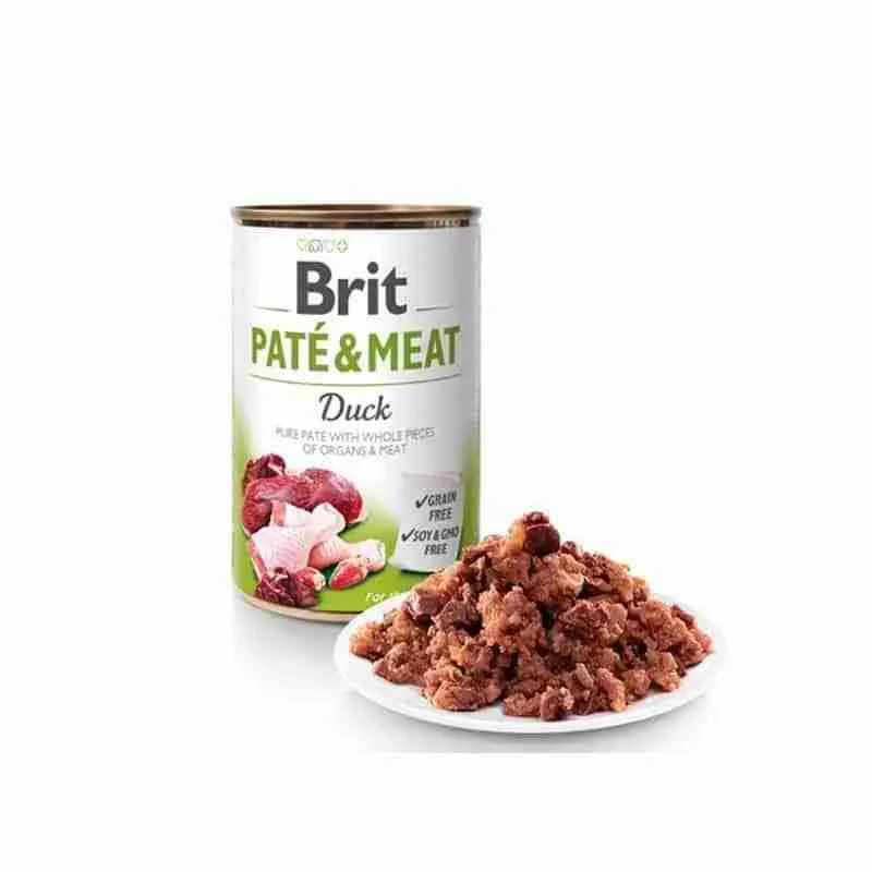 Pack 6 Brit Care Paté & Meat Lata PATO 800g