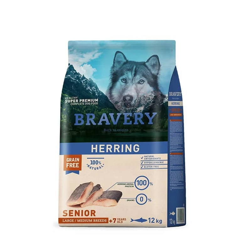 Bravery Perro Senior Herring 12 Kg