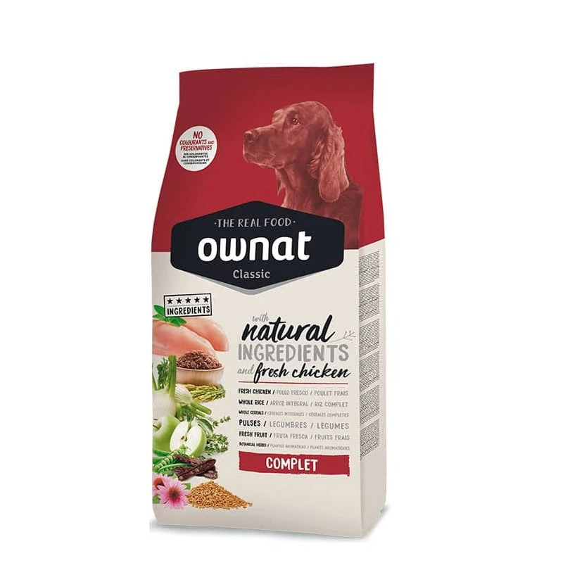 Ownat Classic Complet 12 kg | Alimento para Perros adultos