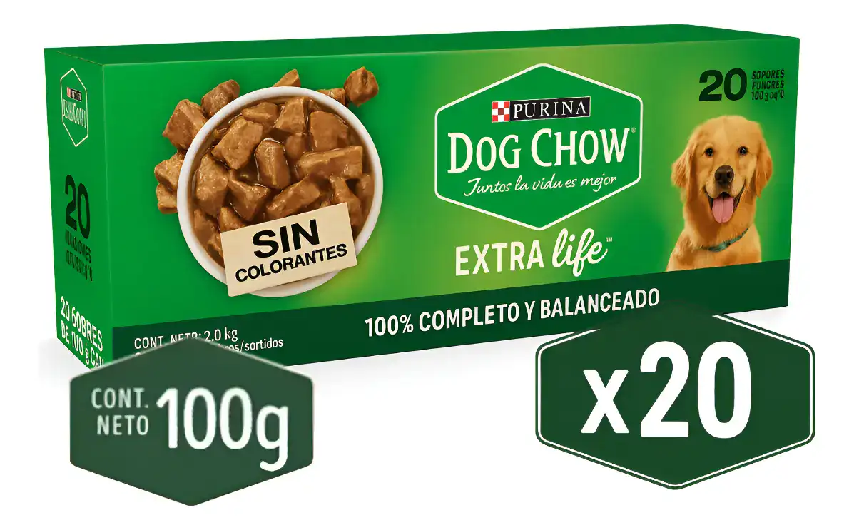 Pack 15 Salsas Dog Chow Carne