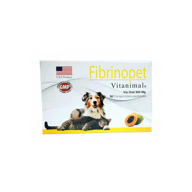 Fibrinopet Vitanimal - 30 comprimidos