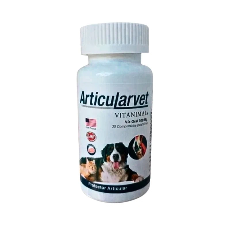 Articularvet Vitanimal 30 Comprimidos Condroprotector Para Perros Y Gatos