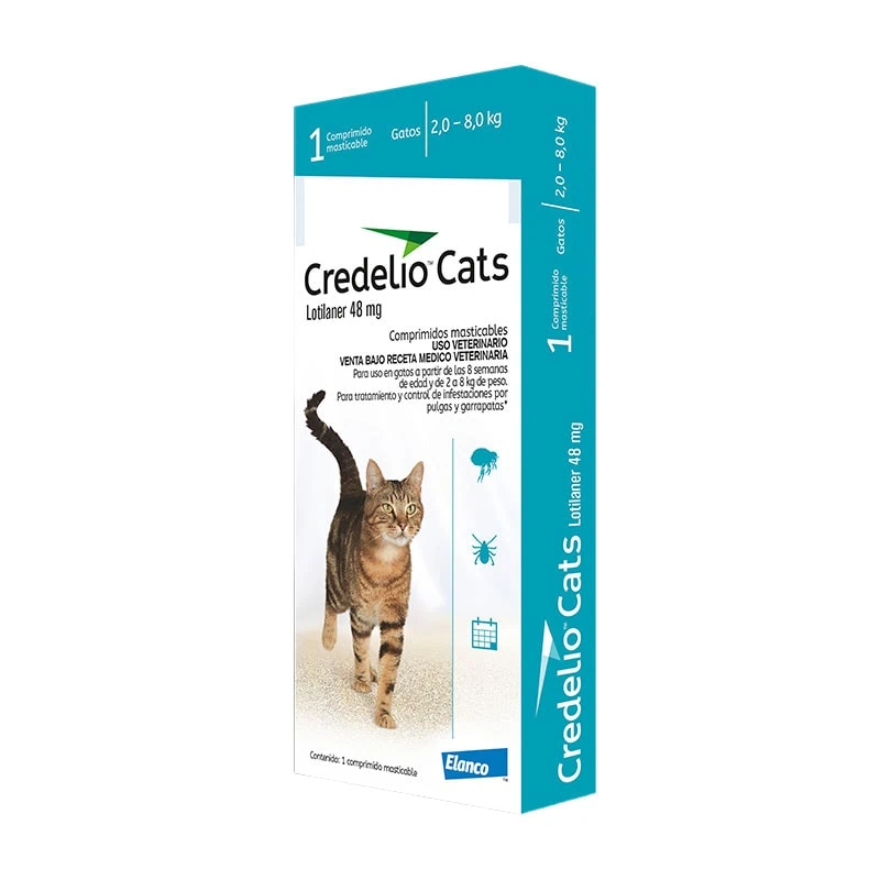 Credelio Gato 48 mg - 2 a 8 kg - 1 tableta