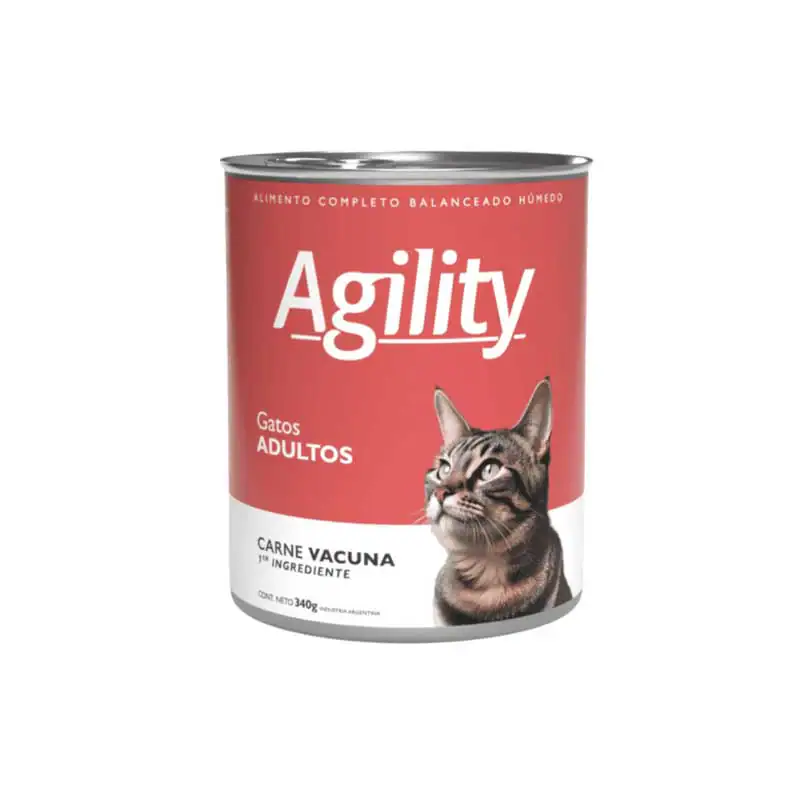 Agility Lata Carne Gatos 340 g