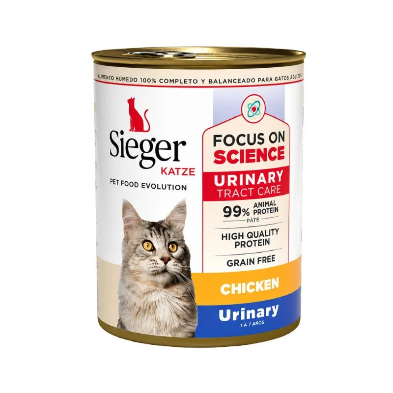 Lata Sieger Katze Wet Adult Urinary Chicken 340 g
