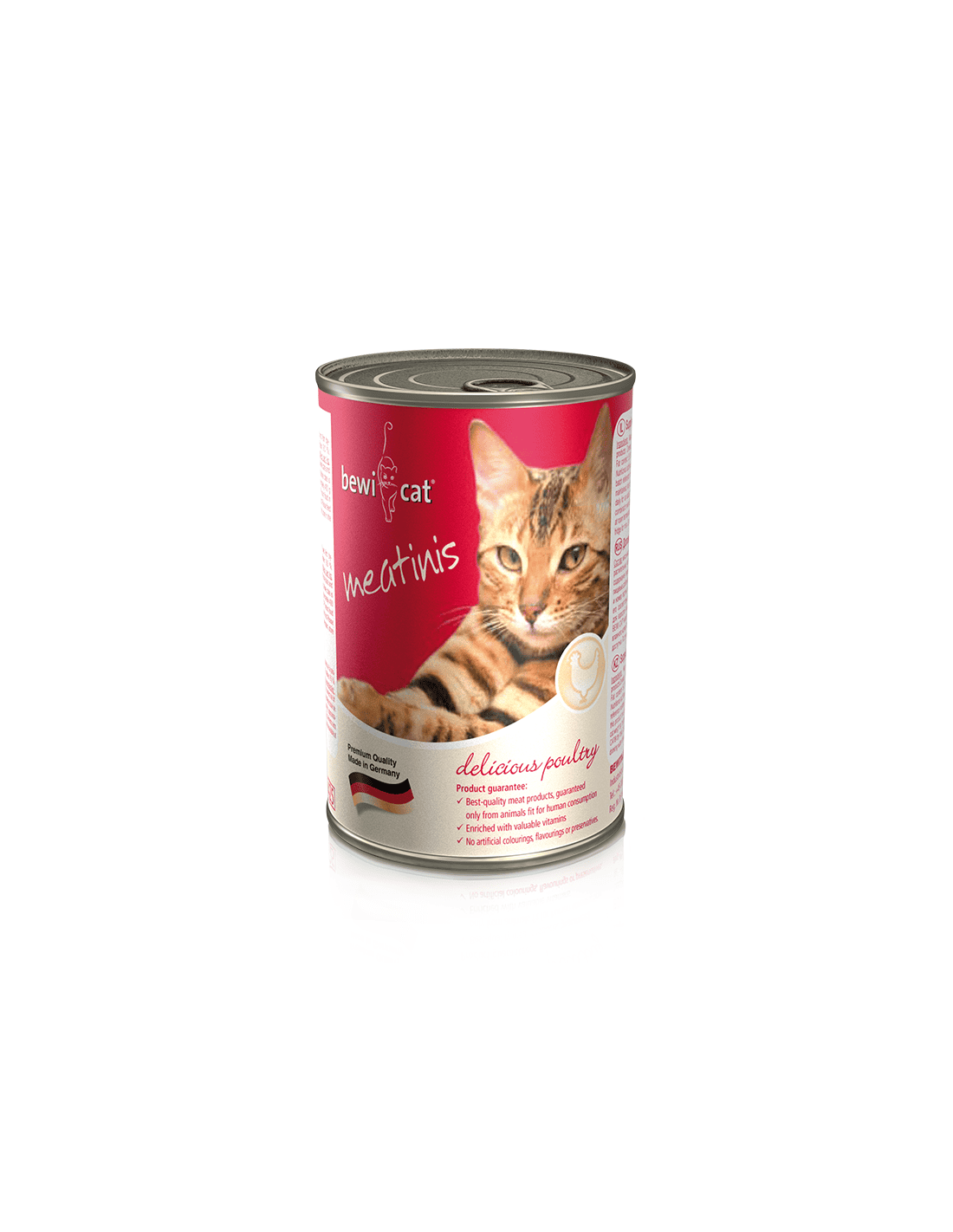 Pack 6 Bewicat Lata Meatinis Rico en Ave 400g