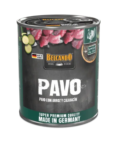 Belcando Lata Pavo con Arroz y Zapallo Italiano 800g
