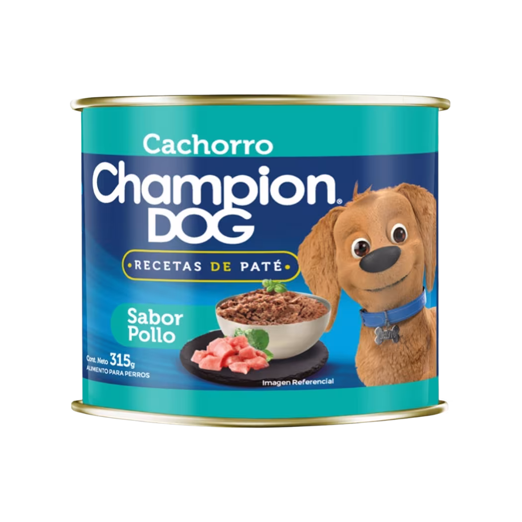 Lata Champion Dog Cachorro Sabor Pollo 315gr