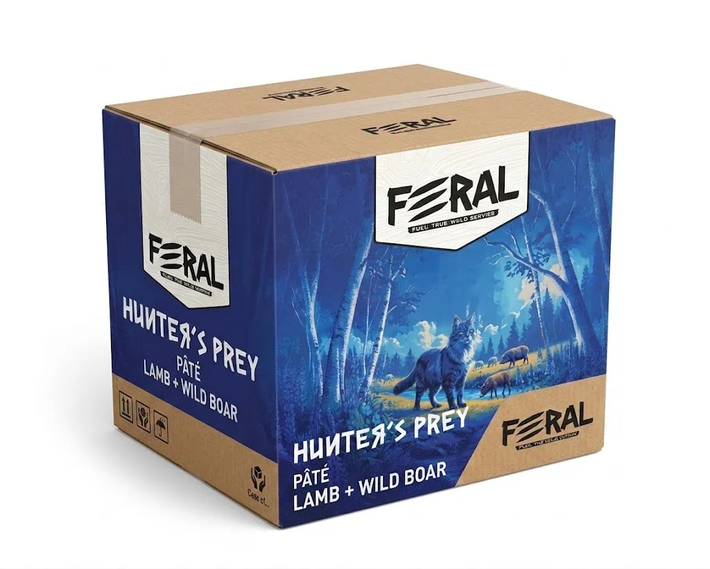 Feral Pack 6 Lata Gato - Cordero y Jabalí 200g