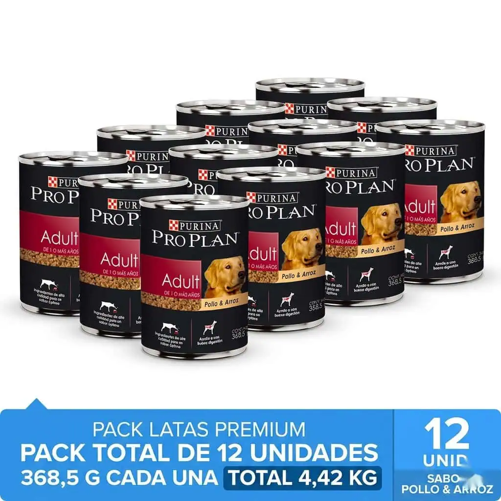 Proplan Pack 12 - Lata Adulto pollo y arroz