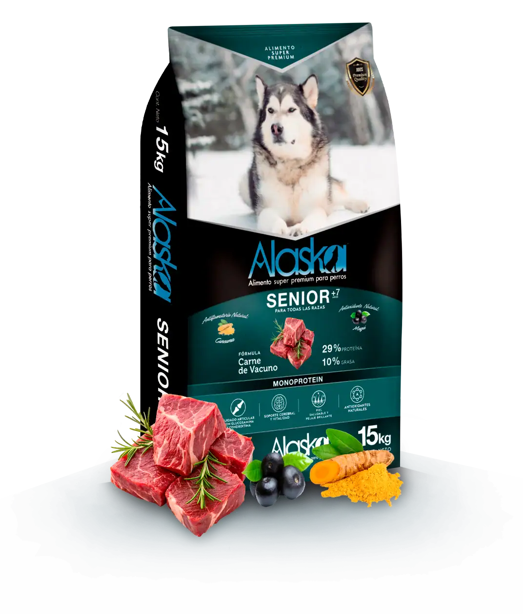 Alaska Senior 15kg - Alimento Super Premium