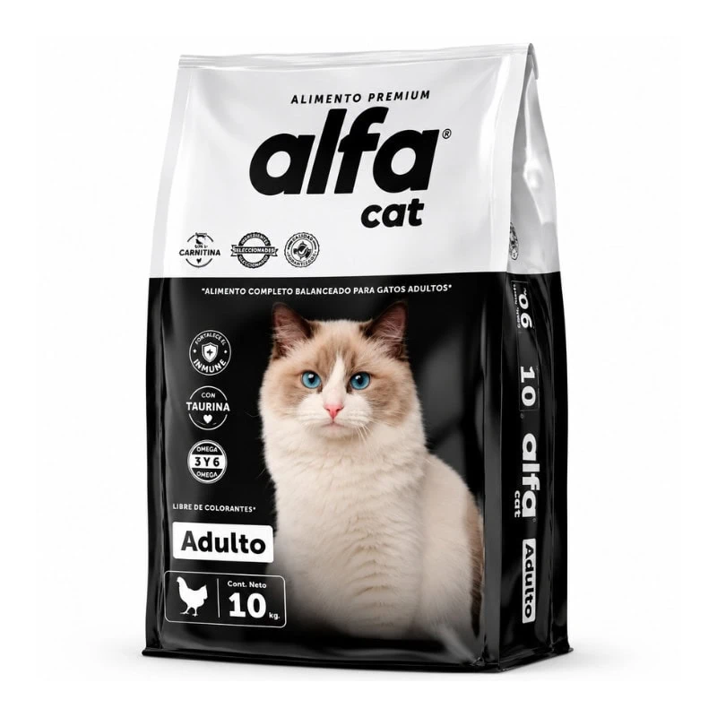 Alfa Cat Premium Gato Adulto 10 kg