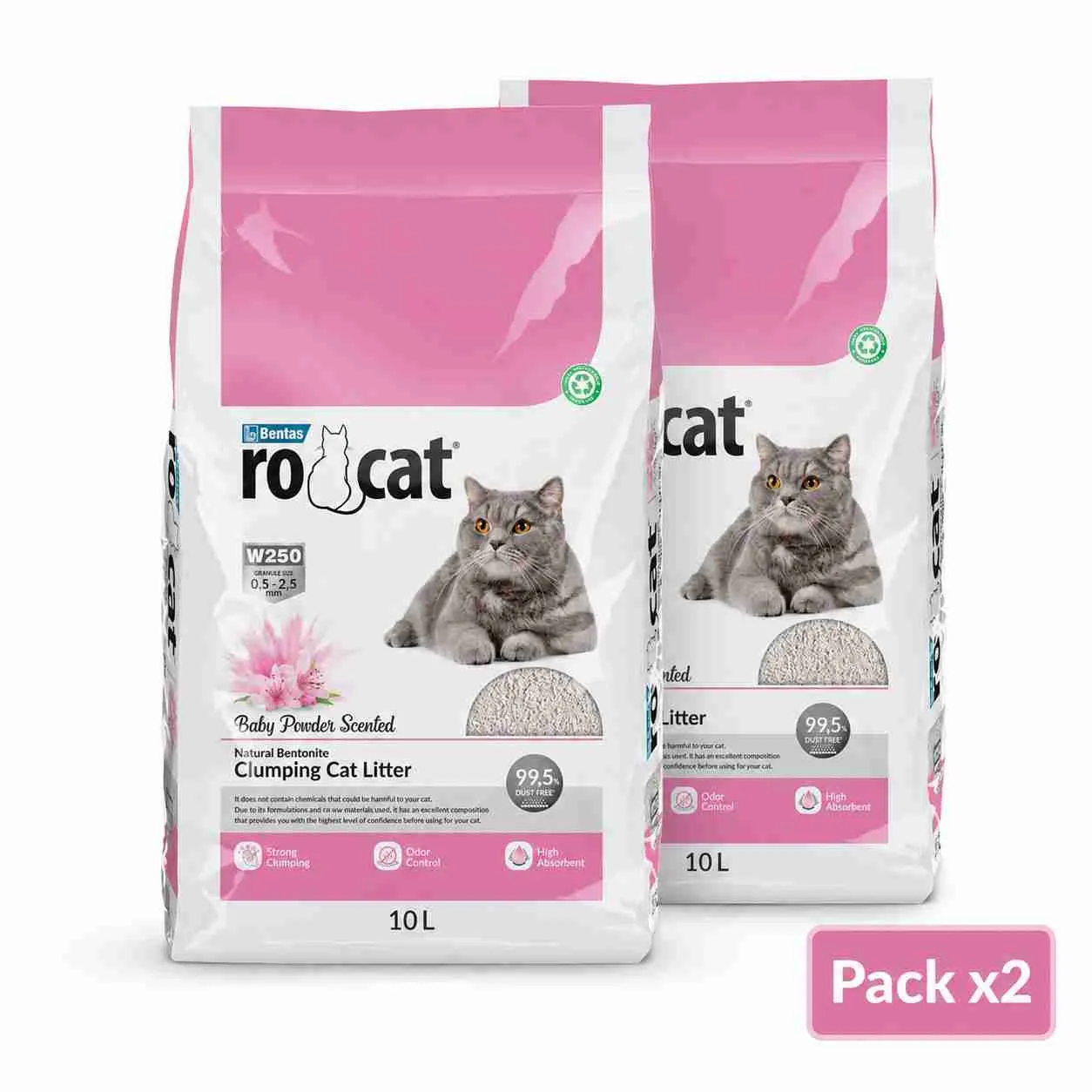 Pack 2 Arena Rocat Baby Powder 17kg (2 x 8.5kg)